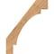 Ekena Millwork 3 1/2"W x 28"D x 36"H Merced Smooth Knee Brace, Western Red Cedar BRC04X28X36MRC00SWR - alternate 3
